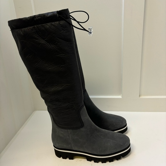 AQUATALIA Marlo‎ Nylon Waterproof Knee High Boots Sz 8 - Picture 3 of 10